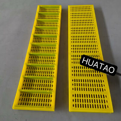 Puerta 0.3x12 Polyurethane Screen Mesh con marco de acero para una alta resistencia al desgaste en la cantera de piedra caliza