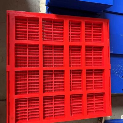 Tapete de Pantalla de Poliuretano de 30 mm de Espesor con Alta Resistencia al Desgaste y Aberturas Autolimpiantes para Cribado de Carbón en Minería