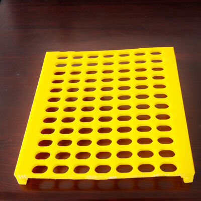 Panel de pantalla Flip-Flop de PU importado con apertura de 10 mm para la separación de escoria seca y ancho de 300 mm