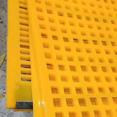 Panel de Pantalla de Poliuretano de 30 mm de Espesor con Malla de Alambre de 2 mm para Alta Resistencia al Desgaste en Minería