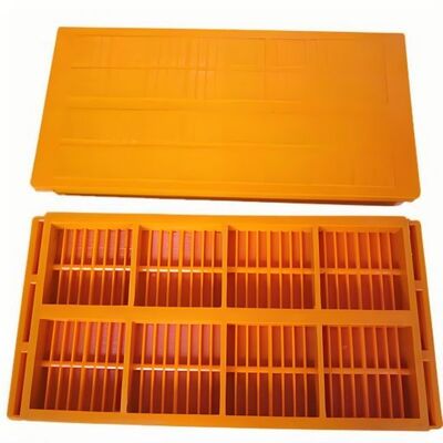 30 mm de alta resistencia al desgaste Polyurethane Screen Mat con 300% + de vida útil para la extracción de mineral de níquel