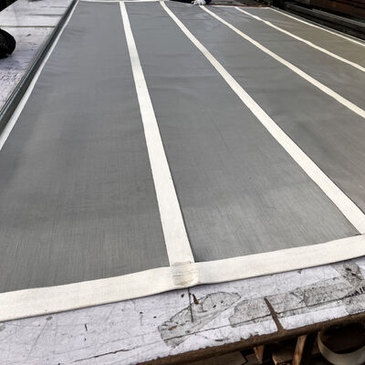 Pantalla de acero inoxidable adaptable Mesh Mat For Vibrating de la perforación rectangular