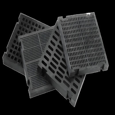 Panel de pantalla de goma de 25 mm de espesor con dureza 40 Shore A y 60 Shore A para resistencia a la abrasión