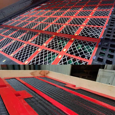 Alta resistencia Poly Ripple auto limpieza malla de alambre con anti obstrucción y resistente al desgaste para tamizado primario