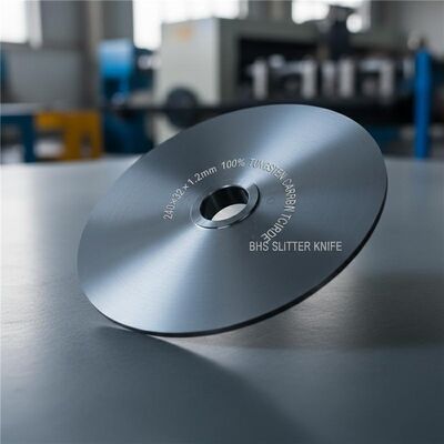 240×32×1.2mm 100% Tungsten Carbide Slitter Knife for BHS Slitting Machine