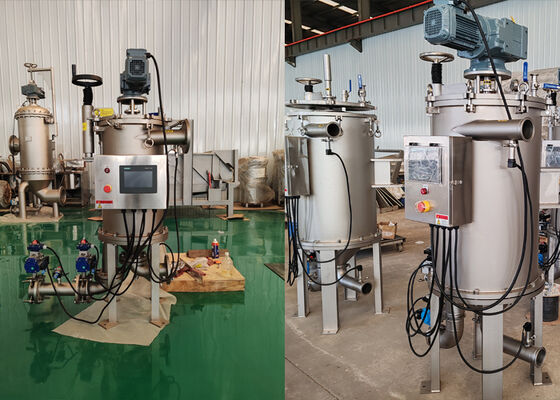 Filtro autolimpiante raspador externo de funcionamiento continuo