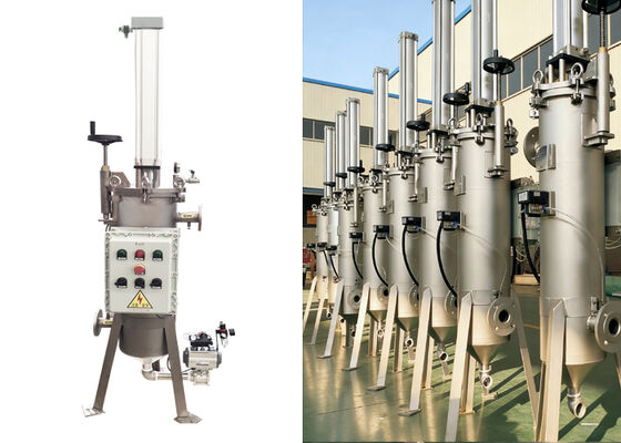 Filtro raspador de autolimpieza automática industrial para petroquímica