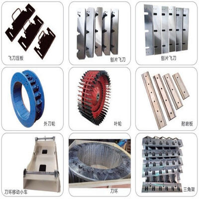 Impeller y anillo de cuchillo para remolino de la producción de cartón de partículas