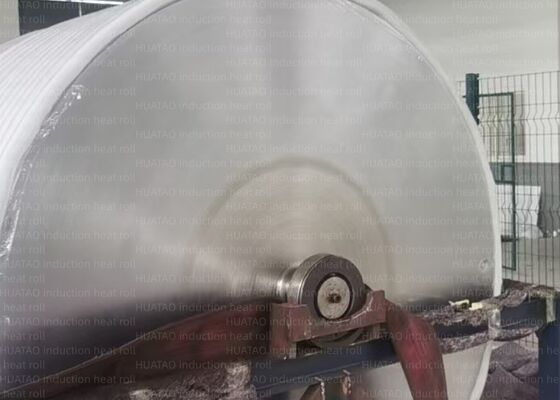 Cromado duro Acabado de espejo Rodillo de calentamiento por inducción electromagnética Velocidad lineal máxima 1000 mm Presión lineal máxima 400 kNm