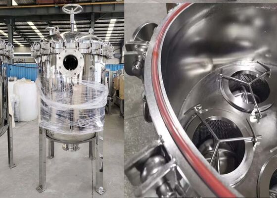 Tratamiento de pulido industrial Filtro de bolsas múltiples para tratamiento de agua