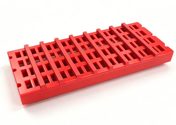 Paneles de criba de poliuretano de alta resistencia para operaciones de dimensionamiento de máquinas de criba vibratoria