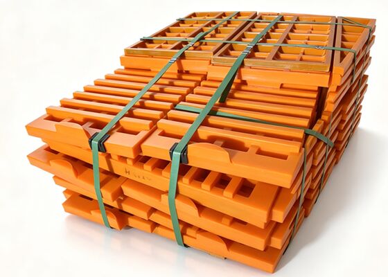 Pantalla modular de poliuretano resistente al desgaste 500x500 mm para tareas de dimensionamiento de plataformas mineras