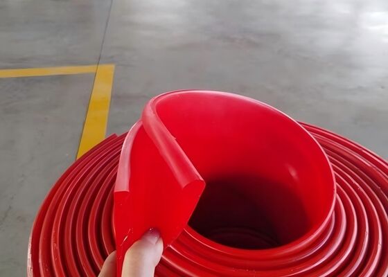 Cinturón transportador de poliuretano cinta de sellado negro PU uso de transportador de cantera de trabajo pesado