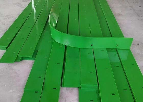 Conveyor sello de faldón de PU de 10 mm de espesor material a granel Conveyor contención de polvo