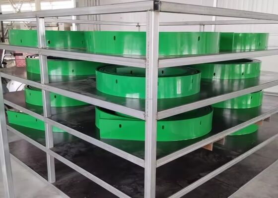 Cinturón transportador de uretano Flexible resistente al desgaste Manejo de material de cantera Uso
