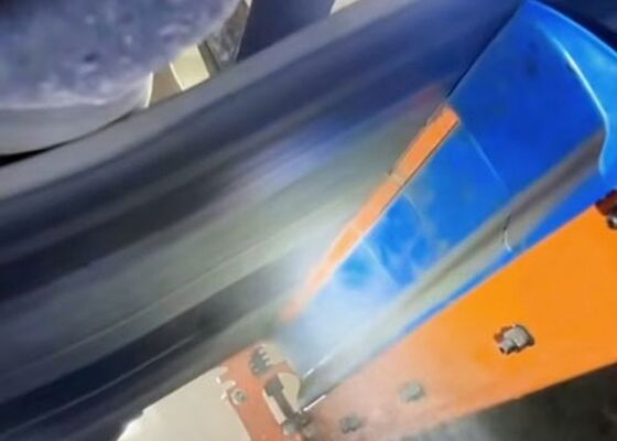 Limpiador de cinturón de poliuretano raspador secundario Azul PU Blade transportador de alta resistencia al desgaste