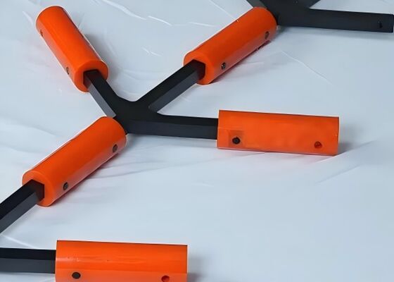 Rodas de descarga de impactos pesados para la detección de materiales pegajosos