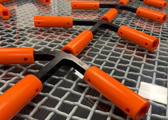 Rodas antiobstrucción de trabajo pesado para sistemas de detección de carbón