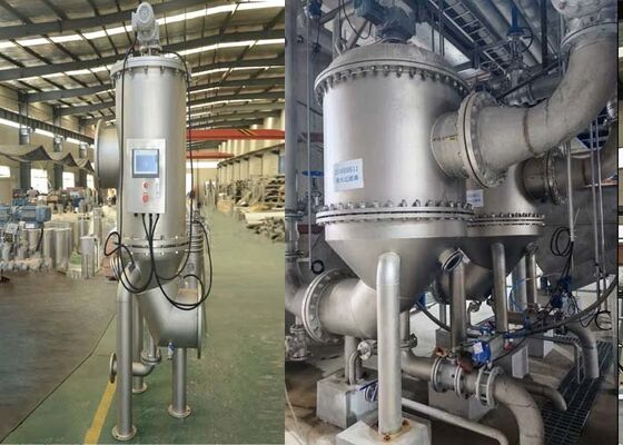 Máquina de tratamiento de aguas residuales del filtro de limpieza de lavado a contracorriente tubular automático SS304/316