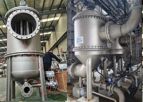 Filtro automático de autolimpieza para filtración de jarabes y líquidos