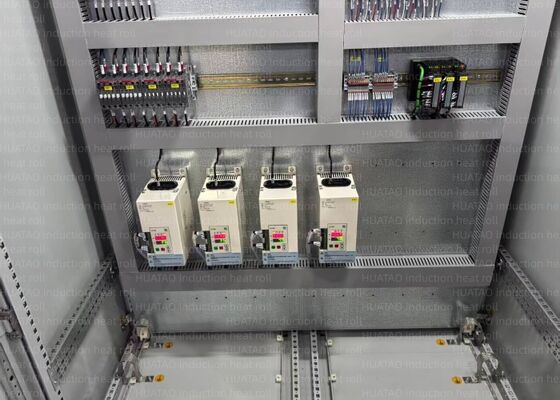 Cromado duro Teflok Spray Cerámica o carburo de tungsteno Rodillo de calentamiento electromagnético Diferencia de temperatura de la superficie dentro del rodillo de calentamiento por inducción 1c