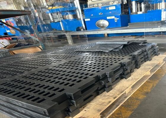 Panel de cribado de caucho de larga vida útil para cribado de minerales