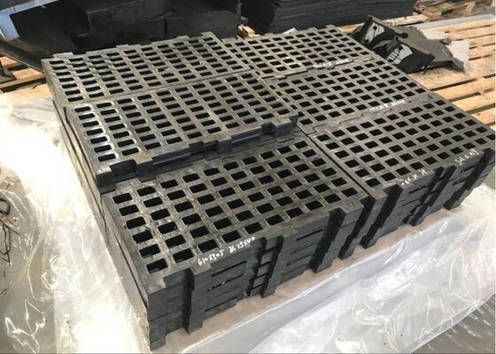 Superficie de detección de caucho duradero para plantas de procesamiento de minerales