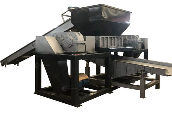 Máquina de trituración con doble motor de 30 kW × 2 para el procesamiento de MSW