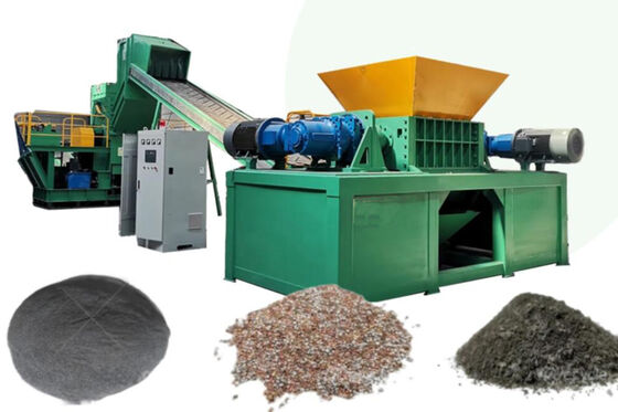 Trituradora industrial de doble eje de 60 kW para el reciclaje de tambores de plástico