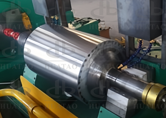 Rodillo de calentamiento por inducción anticorrosión rociado de cerámica para filtro de PTFE y calandrado de materia textil