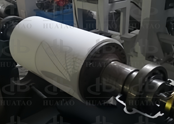 Rodillo de calentamiento por inducción mecanizado ultrapreciso para fundición de película óptica y papel especial