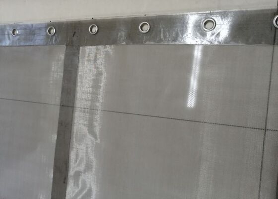 HUATAO Grommet Screen compatible con la FDA 304 de acero inoxidable con borde de PU transparente