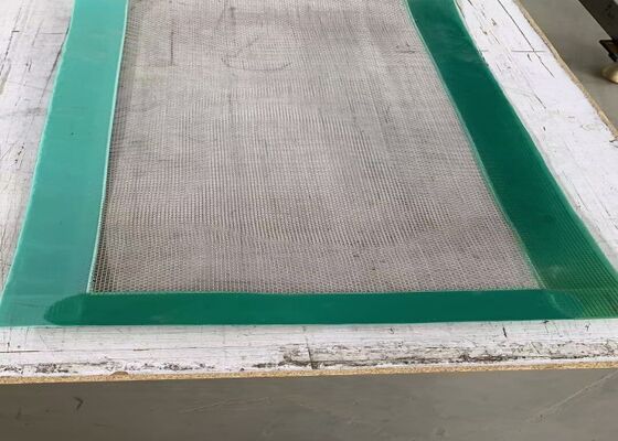 HUATAO FDA Grommet Screen 316L de acero inoxidable transparente PU borde de la industria de la alimentación