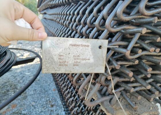 Larga vida útil malla de pantalla vibratoria de acero de alto manganeso para plantas de trituración de piedra