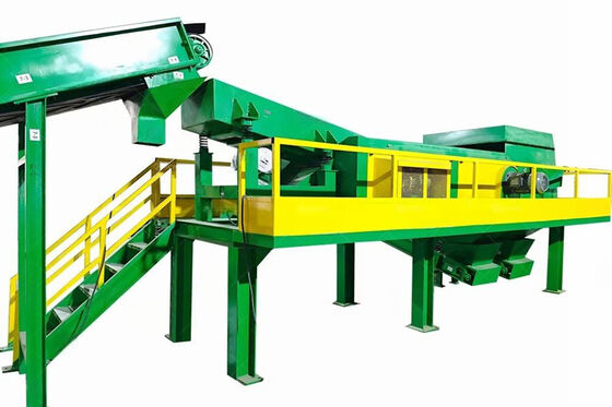 Separador industrial de corrientes de Foucault para WEEE que machaca la línea de tamaño de partícula de 1-40 mm