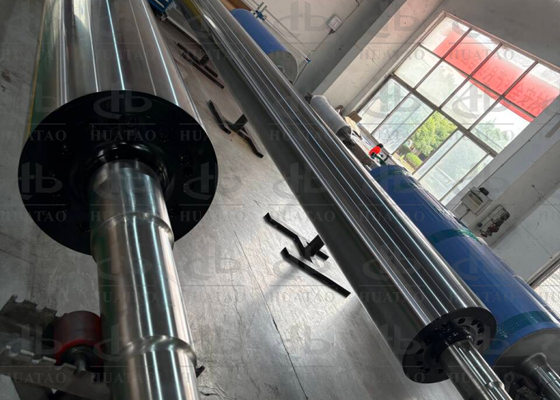 Bopp Bopet Film Balance G2.5 Rodillo de enfriamiento Sistema de flujo Q345B Canales de tiempo de larga duración entre el tubo interior y exterior separados con espirales principales soldadas