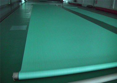 Capa triple de formación verde/blanca de la ropa de la máquina de papel de la tela menos alargamiento