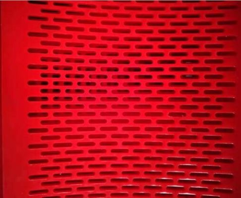 Alta resistencia de abrasión que afianza la pantalla material del flujo con abrazadera del tirón del poliuretano para la pantalla del carbón