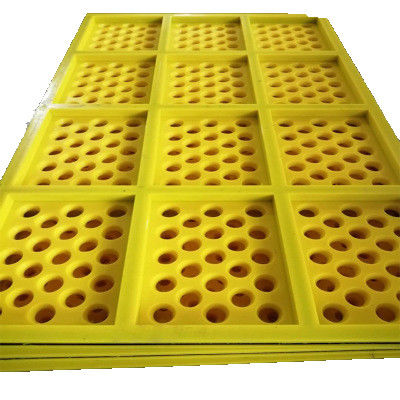 Panel redondo de pantalla de poliuretano con abertura de 10 mm de autolimpieza Vibración de la pantalla de malla para la minería