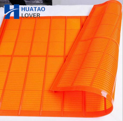 Industria de minería y carbón Polyurethane Vibrating Screen Mesh con resistencia al desgaste, resistencia a la corrosión y larga vida útil