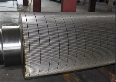 Dureza acanalada de alta velocidad 55 de la máquina de fabricación de cartón al rodillo acanalado del acero de aleación de 60 CrMo