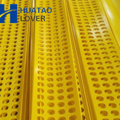 Panel de pantalla de flujo abatible de poliuretano duradero personalizado con apertura de 3x10 mm para cribas vibratorias