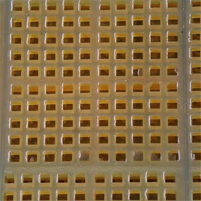 Paneles de pantalla de poliuretano resistentes al desgaste con aberturas autolimpiantes y marco de acero de alta resistencia a la tracción