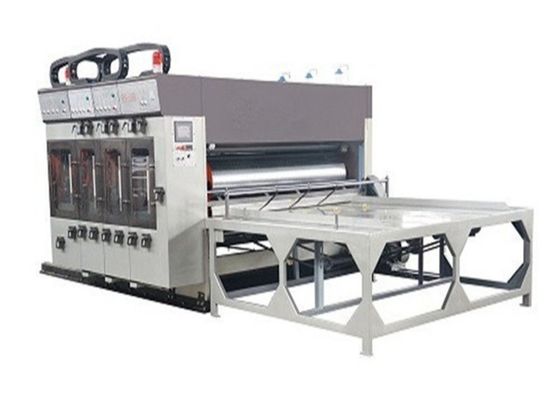 Impresión semi automática de la máquina de la cartulina acanalada y máquina que ranura
