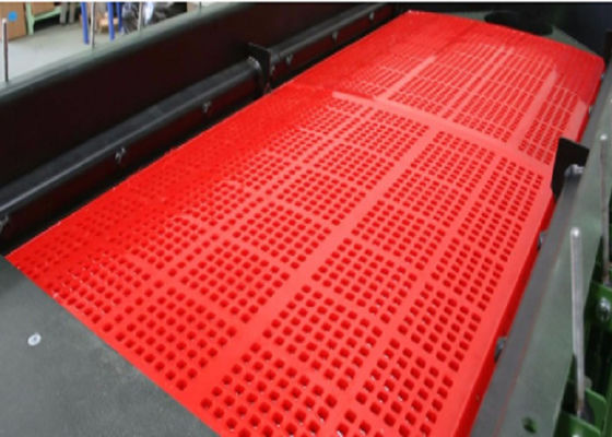 610x610mm Polyurethane Screen Mesh para minería con alta eficiencia de cribado y larga vida útil
