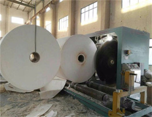 cortadora de papel de la cortadora del rollo enorme 43kw con la hoja de sierra circular eléctrica
